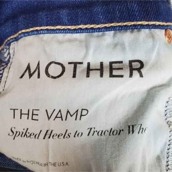 Mother The Vamp Skinny Ankle Jean's Size 24 - Picture 6 of 6